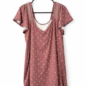 Torrid Light Burgundy Super Soft Knit Top Size 4